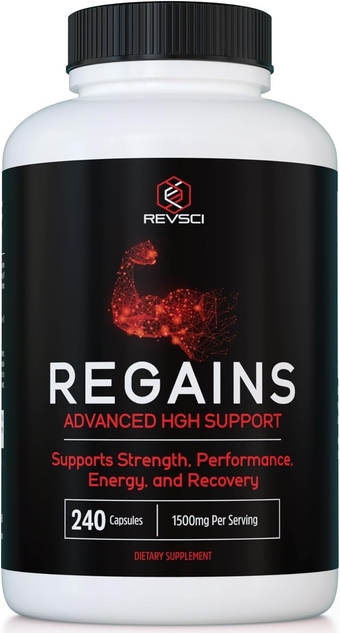 HGH Supplements for Men & Women - Regains Natural Anabolic Muscle Growth Building & Human Growth Hormone for Men, Muscle Builder for Men, Muscle Recovery Post Workout Supplement, 240 Protein Pills