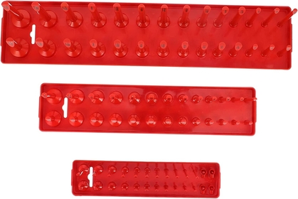 3pcs Socket Holder Socket Organizer Tray Socket Wrench Organizer Tool Box Organizer Socket Order Metric Socket Organizer Socket Keeper Metric System Sleeve Pole Bracket Plastic