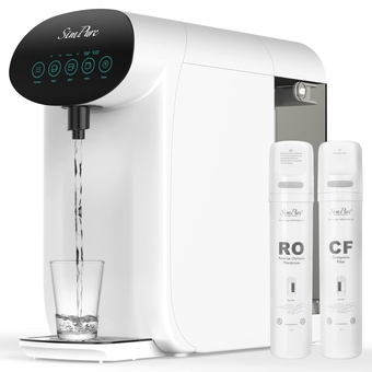 Y7P-W Countertop Reverse Osmosis System (Comes with One Extra Replacement Cartridge)