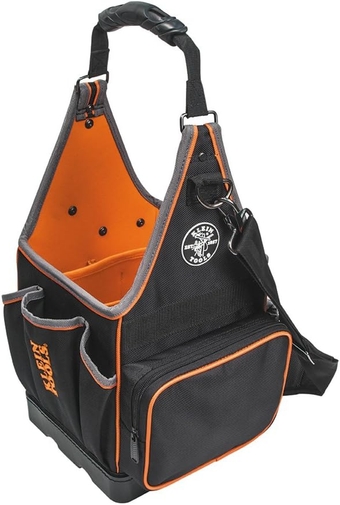 554158-14 Tool Bag, Tradesman Pro Tote with 20 Pockets Made of 1680d Ballistic Weave and a Fully Molded Bottom, 8-Inch