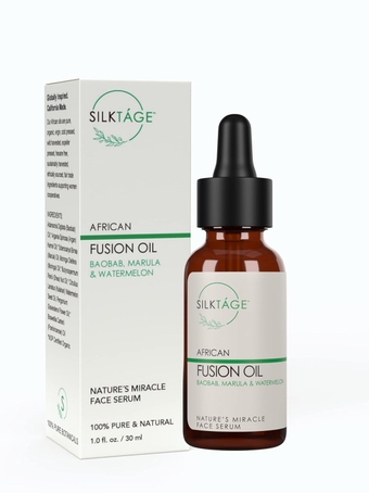 African Fusion Oil, Natures Miracle Face Serum with Marula Oil, Baobab and Moringa To Nourish, Hydrate and Restore Skin To Youthful Appearance 1 Fl Oz