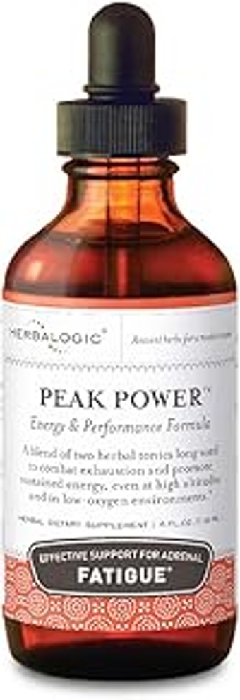 - Peak Power Liquid Herb Drops - Stimulant-Free Natural Energy Formula to Combat Adrenal Fatigue & Improve Phys...