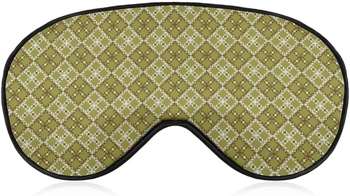 Colorful Moroccan Tile Pattern Eye Sleep Mask, Super Soft Eye Masks with Adjustable Strap, Ultimate Sleeping Aid, Blindfold, Relax & Relieve Your Fatigue, Puffy Eyes