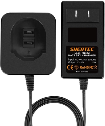 7.2V-18v Battery Charger Compatible with Black and Decker PS120 PS130 PS140 Ni-MH/Ni-Cd Pod Style Batteries