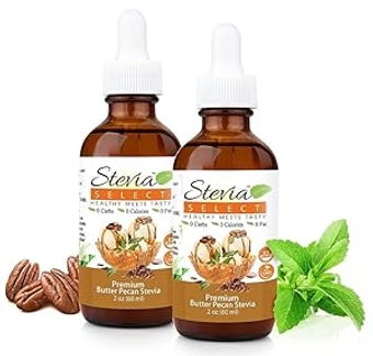 Butter Pecan  Extract Liquid - Zero Calorie Sweetener - All Natural Liquid  Extract Sweetener Liquid - Pure  Liquid Sweetener - Keto Sweetener 2 Oz (2 Pack)