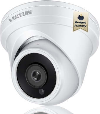 4K 8MP PoE IP Camera with Human Vehicle Detection, 2.8mm Lens, 98ft EXIR2.0 Night Vision, WDR, IP67, Plug & Play Compatible for Hikvision and Other NVR/Blue Iris, Synology, NDAA Compliant