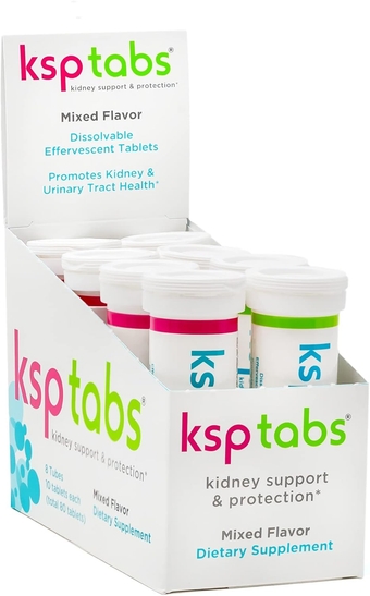 All Natural Hydration & Kidney Health Supplement to Combat Calcium Oxalate Crystal Formation, Mixed Flavor-8 Pack