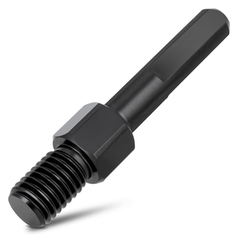 619550 Power Bit Adapter - 5/8"-11 Male to 1/2" Triangle Shank Adapter for Diamond Core Drill Bits | Short Adapter for Easy Drilling