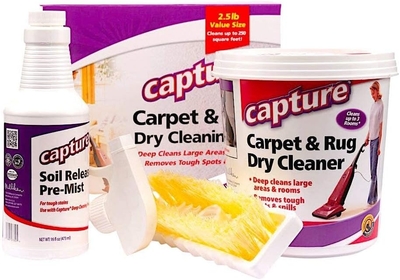 Carpet Total Care Kit 250 - Home Couch and Upholstery, Car Rug, Dogs & Cats Pet Carpet Cleaner Solution - Strength Odor Eliminator, Stains Spot Remover, Non Liquid & No Harsh Chemical