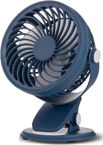 8.6-Inch Clip Convertible Table-Top & Clip Fan,3 Speed Settings Portable Air Circulating Fan,360° Rotation Quiet Fan for Bedroom Home Room Table Camping,Car (Color : Blue, Style : 2000mAh)