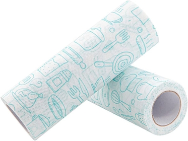 2 Rolls Roll Paper for Kitchen Uses Window Cleaning Cloth Kitchen Supplies Clean Towels for Face Cleaning Wipe Cloth -friendly Kitchen Cloth Dropshipping Non-woven Fabric