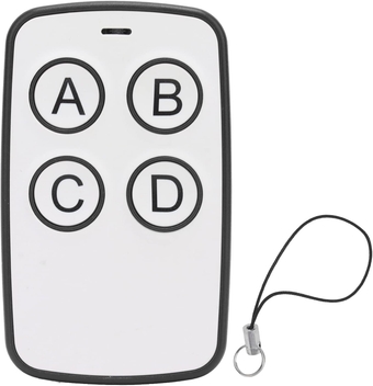 Cloning Key Fob Smart Remote Control 4 Keys 315MHZ Wireless Universal with ABS Shell Multi Application for Multiple Types of Doors,Lectric Retractable Doors,Elevators,etc (Black)
