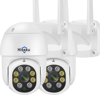 2K Wireless Security Camera Outdoor Pan Tilt Digital Zoom Camera With Floodlight,Motion Tracking,3MP 2.4G WiFi Camera,Light Alarm,Color Night Vision,PC&Mobile Remote View,Two-Way Audio Wifi Camera