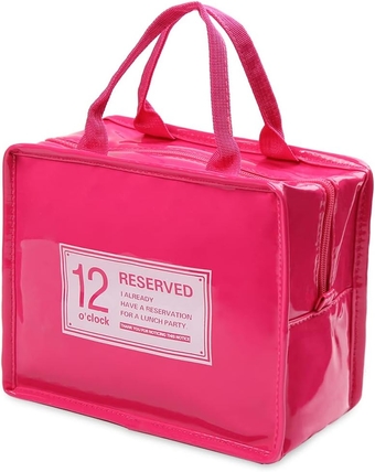Insulated Lunch Bag Reusable Lunch Bags Travel Waterproof Thermal Large Organizer Lunch Case Tote Box with Zipper Luncheon Container for Women Men