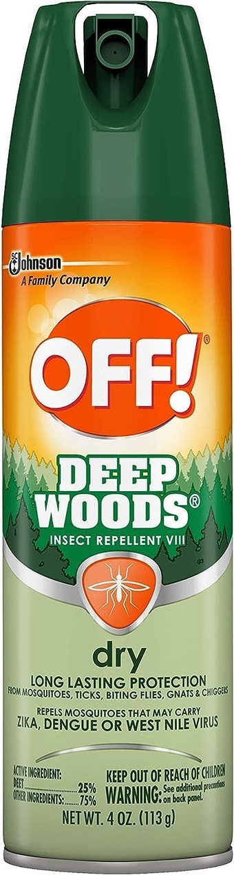 Deep Woods Dry Insect Spray 4 Ounce (Pack of 8)