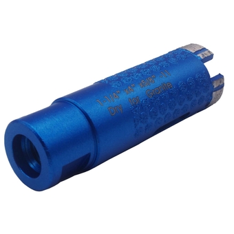 1-1/4 Inch Diamond Vacuumed Dot Protection Diamond Core Drill Bit for Granite,Marble,Tile,Quartz with 5/8"-11 Arbor Dry Diamond Core Bit