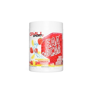 BCAA + EAA Hydration and Recovery Powder - Feel The Synergy of a Complete Amino Acid Drink. 40 Servings. No Sugar, No Artificial Colors (Strawberry Lemonade)