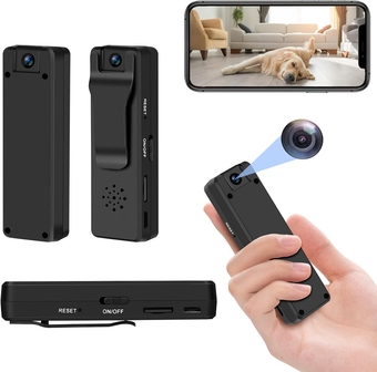 Small Mini Body Camera, 128G Wireless Pen Hidden Portable Camera, Mini Camera, 1080P HD Night Vision Home Security Camera, Smallest Camera with Motion Detection, 180° Rotation Wide Angle