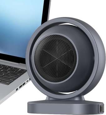 Electric Room Heater, 380w Indoor Portable with Thermostat, Fast Heating Ceramic Room Heater, Safety Heat Electric Space Ceramic Fan Mode, Heating Small Desk Fan Quiet for Bedroom and Office
