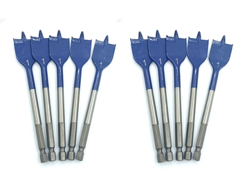 10pack Replacement Part New # DSB1013B 1" x 6" Spade Bit Bulk for Bosch