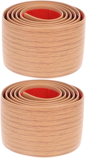 2pcs Floor Transition Zone Ebook Reader Carpet Transition Composite Decking Boards Transition Strip Kind Floor Rugs E-Book Reader Tile Floor Flooring Cover Strips Wood PVC Repair
