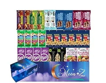 Healthy Snacks Care Package - Bars & Nuts Variety Pack (30 Count) - Gifts Box for Adults, Teens & Kids