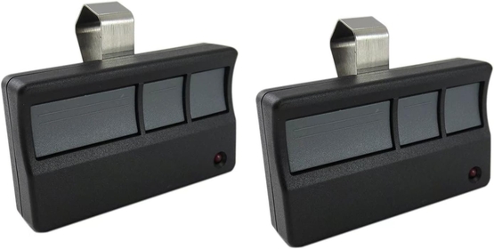 2x Garage Door Opener Remote for Chamberlain 850CB, 853CB, 856CB with Green Learn Button Openers 1993-1997 Billion Code
