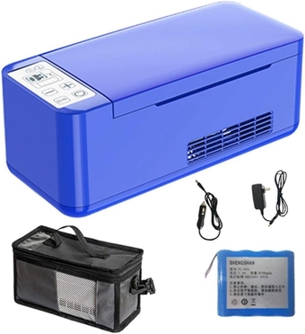 Portable Insulin Fridge Cooler Travel Case Large Capacity Refrigerator With lithium battery*1 - Travel, Home, Portable Car Refrigeration Case
