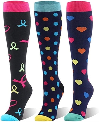 Women's Compression Socks 15-20mmhg Medical,3 Pairs 15-20mmHg Copper Compression Socks for Men & Women,Compression Socks Women 15-20 mmHg-Best for Running,Athletic,Medical,Pregnancy and Travel