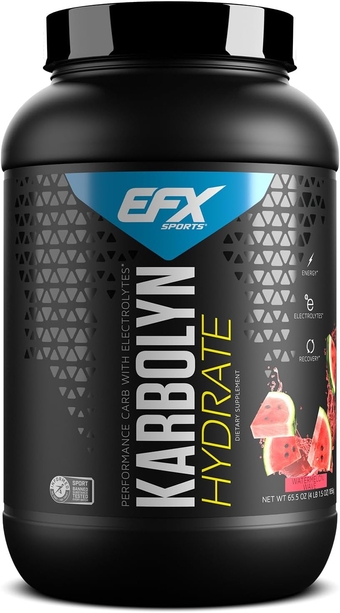 Karbolyn Hydrate | Carbohydrate Powder + Electrolytes | Sugar Free  Drink Mix | Fuel & Hydration | Stimulant Free | 66 Servings (Watermelon Wave)