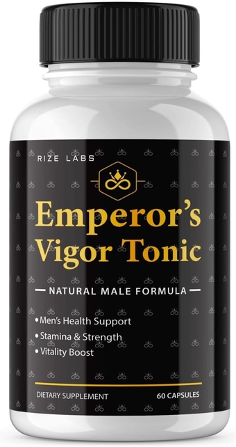 Emperor's Vigor Tonic for Men, Emperor's Vigor Tonic All Natural Dietary Supplement to Improve Performance, Emperor's Vigor Tonic Capsules to Promote Stamina and Energy, Reviews (60 Capsules)