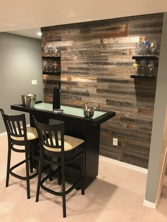 Reclaimed barn  Wall Paneling, Planks for Accent Walls Nail Up Application (1 Square Foot Sample Pack)