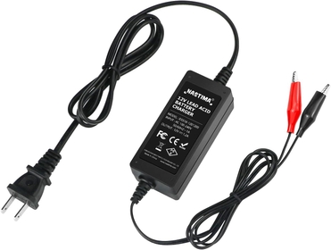 12V 1.2A Smart Charger for Car Motorcycle Sealed Lead Acid(SLA) Battery with Short Circuit Protection and LED Indicator Light