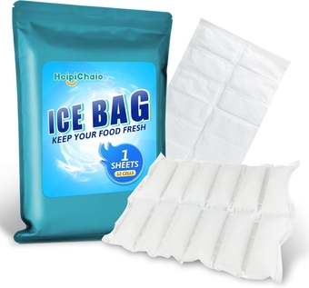 Dry Ice Pack for Shipping Frozen Food, Reusable Ice Gel Ice Packs Sheets Flexible Cold Pack Ice Blanket Long Lasting Freezer Pack for Cooler for Lunch Bag, Drink (12 Ice Cell Pack)
