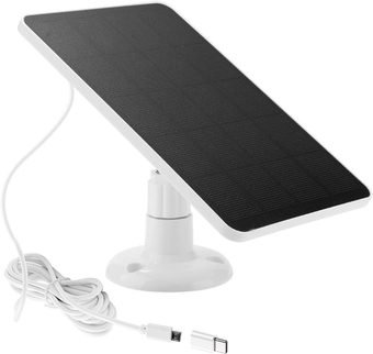 Solar Panel Camera Charger Fit for Arlo Essential Spotlight Gen 2/XL Spotlight 2nd Camera GO 1, Ring Spotlight Cam Plus/Spotlight Pro (Not for Spotlight Cam & Not for 1st 2nd gen) 5V Solar Panel Cable