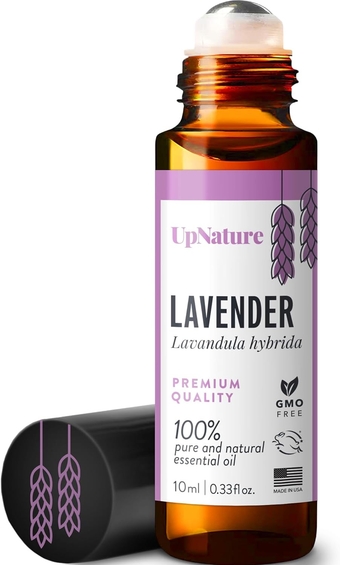 Lavender Essential Oil Roll On - Aromatherapy Lavender Oil for Sleep, Stress Relief, & Relaxation