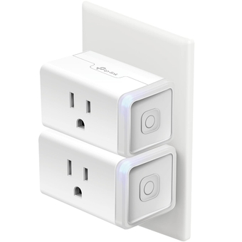 Plug HS103P2,  Home Wi-Fi Outlet Works with Alexa, Echo, Google Home & IFTTT, No Hub Required, Remote Control,15 Amp,UL Certified, (Pack of 2) White