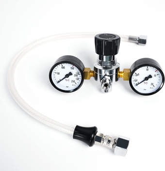 BLUE FLAG Nitrous Oxide Pressure Regulator Pressure Reduction Valve, for 580G, 615G, 1.5L, 2.2L, 3.3L Cream Charger Cylinder