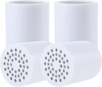 4 Pack 18 Stage Shower Filter Replacement Cartridge, Shower Head Filter Replacement Cartridge, Shower Water Filter Replacement Universal Fit Any Similar Shower Filter