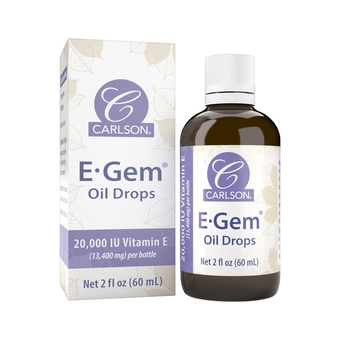 - E-Gem Oil Drops, 20000 IU Vitamin E, All-Natural, Moisturizes & Nourishes Skin, 2 fl oz