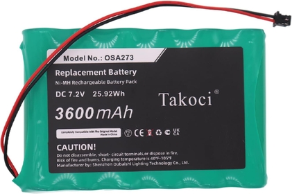 Replacement Battery for ADT Impassa Wireless Alarm Systems, SCW9057G-433,Fit Part No.17000145, 17000152, BH7236-SS, OSA273