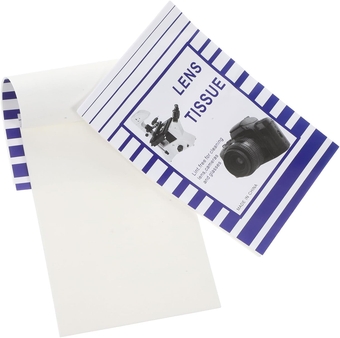 Lens Cleaning Wipes, Dry Lens Tissue Eyeglass Cleaner Wipes Non Lens Cleaning Wipes for Camera Lens Glass Eyeglass Microscope 100 Pcs White