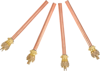 4PCS AC Supply maintenance valve Filling Access Valves air conditioner The refrigerant Accessories AC Filling Valves copper pipe Charging Access Valves spare parts refrigerator