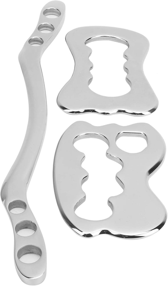 Gua Sha Scraping Tools, Scraping Plate, Stainless Steel Muscle Scraper, with Mirrorpolished, for Neck Shoulder Hands, Healthy, Massager