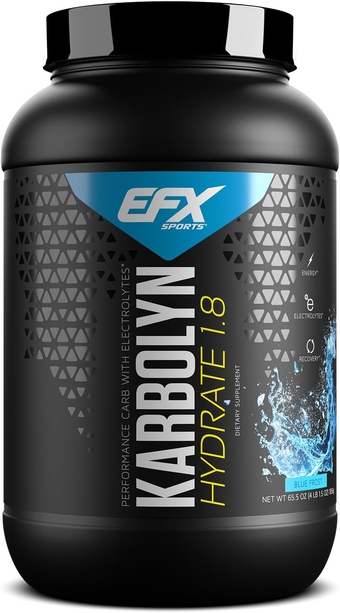 Karbolyn Hydrate | Carbohydrate Powder + Electrolytes | Sugar Free  Drink Mix | Fuel & Hydration | Stimulant Free | 66 Servings (Blue Frost)