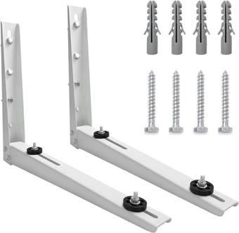Mini Split Brackets for Outside, Universal 9000 BTU - 18000 BTU Mini Split-System Air Conditioners, Mounting Outdoor Split AC Unit(2 Pcs, 21.6" x 17.7", 280lbs Max Weight)