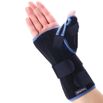 Wrist Brace with Thumb Spica Splint for De Quervain's Tenosynovitis, Carpal Tunnel Pain, Stabilizer for Tendonitis, Arthritis, Sprains & Fracture Forearm Support Cast (Regular, Right Hand-L)