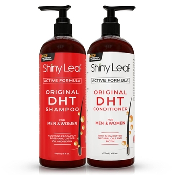 DHT Blocker Shampoo and Conditioner for Hair Loss With Biotin For Men, Women, Anti-Hair Loss Treatment, Rosemary  Oil and Asparagus Extracts, for Thinning Hair (Shampoo and Conditioner)