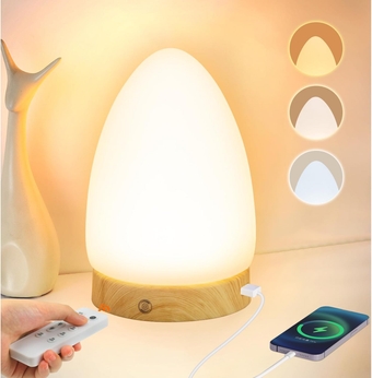 ®Light Therapy Lamp, UV-Free 10000Lux Therapy Light, Daylight Therapy Lamp with Touch & Remote Control, Memory Function, 4 Adjustable Brightness Level, Timer and 3 Color Temperature (E9)