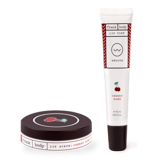 Exfoliating SugarBased Cherry Lip Scrub Duo Kit, 1.1 Oz